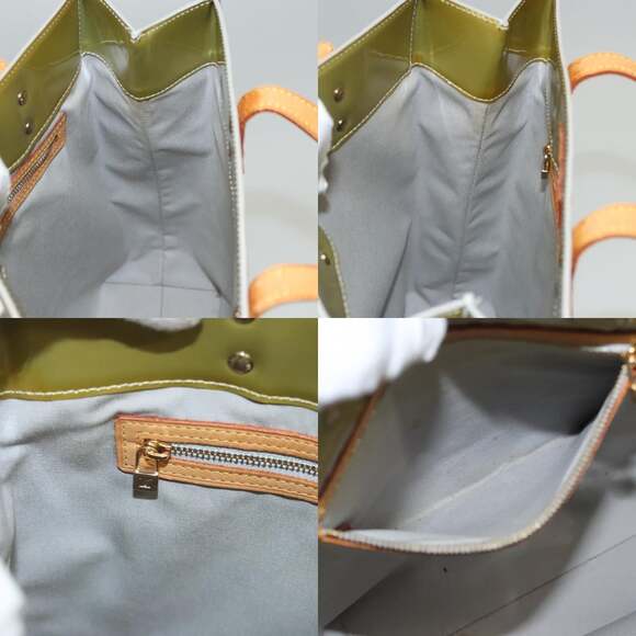 LOUIS VUITTON Monogram Vernis Reade MM Hand Bag Gris M91142 - Picture 12 of 13